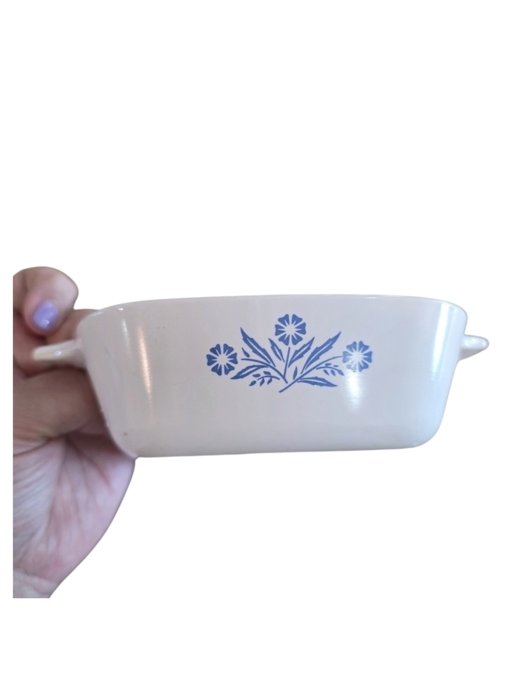 Vintage Corning Ware P-41 Petite Pan Dish 12 oz Cornflower Blue Pattern No Lid